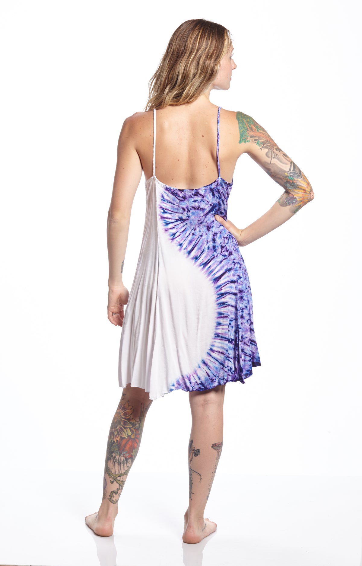 Short Spaghetti Strap Royal Violet Yin