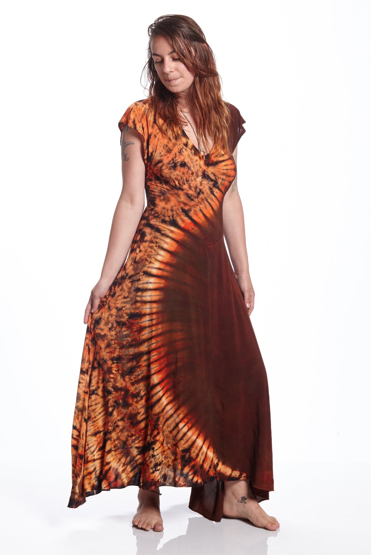 Cap Vintage Burn Orange Yin