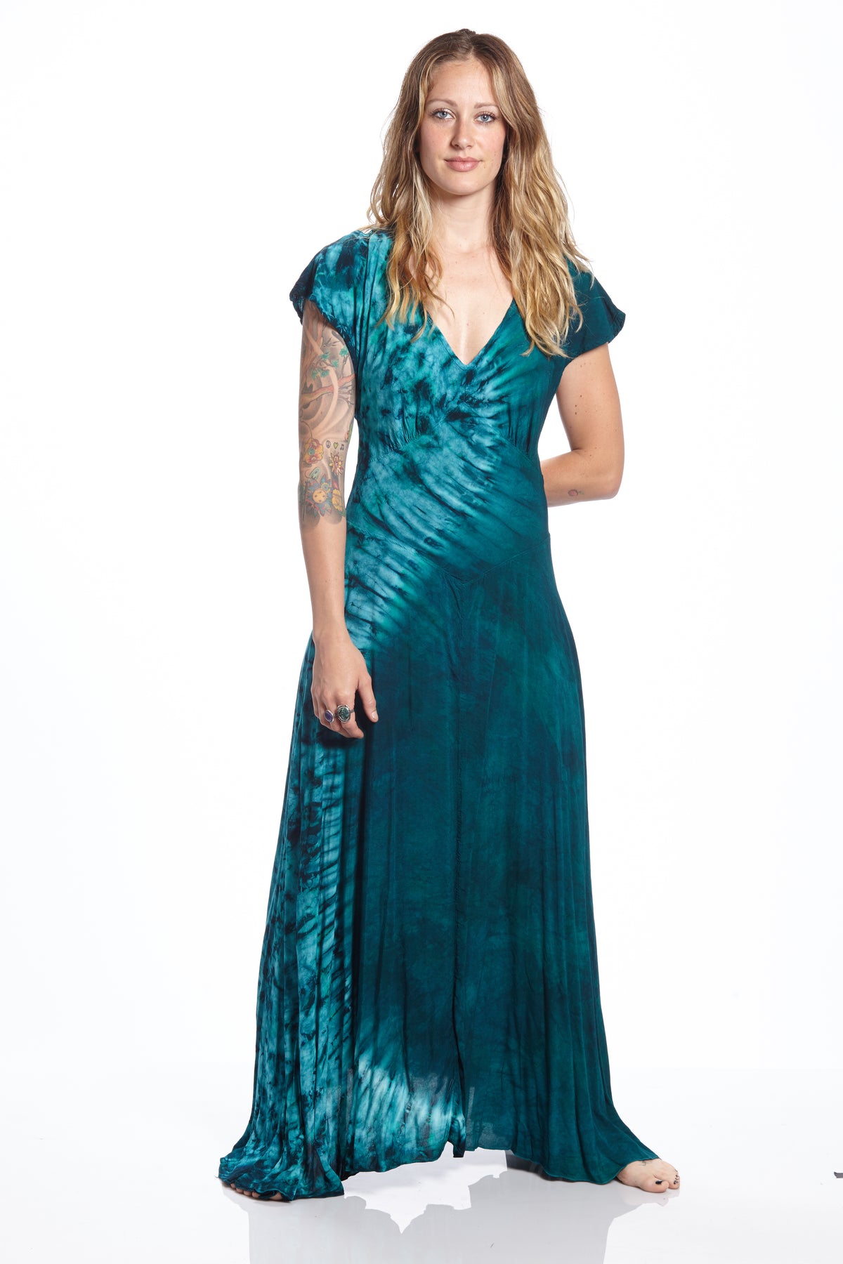Cap Vintage Teal Yin